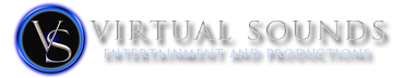 Virtual Sounds DJ Entertainment & Productions Logo
